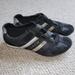 Coach Shoes | Black Coach Velcro Jenny Shoes | Color: Black/Silver | Size: 8.5