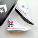 Converse Shoes | Converse Ctas Hi White Red Black 'I Love New York' Men's 11 Women's 13 | Color: Red/White | Size: 13