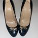 Kate Spade Shoes | Kate Spade Patent Leather Black Stiletto’s With Gold Ribbon Hardware Sz. 10 | Color: Black | Size: 10