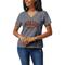 Women's League Collegiate Wear Heather Gray Virginia Tech Hokies Intramural Boyfriend V-Neck T-Shirt