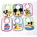 Disney Accessories | Disney Infant Bibs, Mickey Mouse, 6 Count | Color: Red/White | Size: Osbb