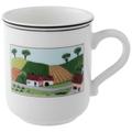 Villeroy & Boch Design Naif Coffee Mug Village Street, 300 ml, Height: 9.1 cm, Premium Porcelain, Multicolour