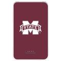 Mississippi State Bulldogs Solid Design 10000 mAh Portable Power Pack