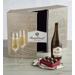 Sparkling Wine With Glasses And Truffles Gift Set, Assorted Foods, Gifts by Harry & David