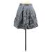 Club Monaco Casual Skirt: Gray Solid Bottoms - Women's Size 2