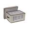 Household Essentials Storage Boxes Cream/Natural - Cream & Natural Wineglass Storage Box