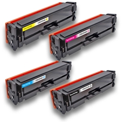 D&C Sparset 4 Toner für Canon i-SENSYS LBP-640 Series Tonerkassetten kompatibel 054H / 054