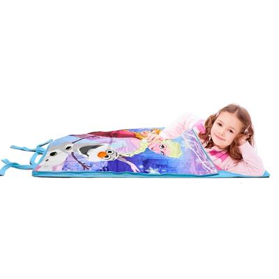 Disney Other | Disney Frozen Elsa & Anna Memory Foam Slumber Nap Mat - With Built In Pi | Color: Blue | Size: 20in (W) X 52in (H)