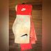 Nike Underwear & Socks | Nike Everyday Plus Cushion Tie Dye Crew 2 Pack Socks Multicolor Dm3407-906 | Color: Orange | Size: Os