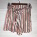 American Eagle Outfitters Shorts | American Eagle Striped Paper Bag Waist Short Nwt | Color: Blue/Pink | Size: S