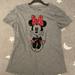 Disney Tops | Disney's Minnie Mouse T-Shirt Size M | Color: Gray | Size: M