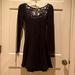 Free People Dresses | Free People Black Cotton And Lace Dress. Size Small. No Tags. | Color: Black | Size: Xs