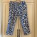 Lilly Pulitzer Pants & Jumpsuits | Lilly Pulitzer Blue And White Jean Style Pant. Size 4. Never Worn. | Color: Blue/White | Size: 4