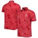Men's Tommy Bahama Cardinal Stanford Miramar Blooms Polo