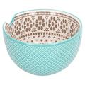 BAOFUYA Ceramic Yarn Bowl,Portable Decorative Knitting Ceramic Bowl Simple Style Knitting Wool Holder Yarn Storage for Knitting Crochet Set Hind Handicrafts Blue
