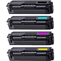 4 Toner Sparset für Samsung CLP-415N Laser Drucker Tonerkassetten kompatibel CLT-P504C, alle Farben von Gigao