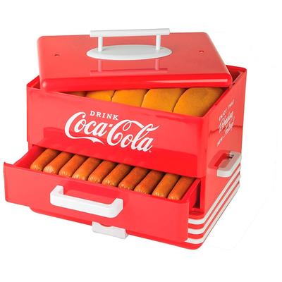 SALCO Hotdog-Maker "Coca-Cola SHD-80CC" Hot-Dog-Maker rot