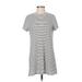 wasabi + mint Casual Dress - Shift: White Print Dresses - Women's Size Small