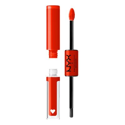 NYX Professional Makeup Pride Shine Loud High Pigment Lip Lippenfarbe Nr. 28 - Stay Stuntin' 3.4 ml Dunkelrot Image