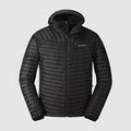 Eddie Bauer Men's MicroTherm 2.0 Down Hooded Puffer Jacket - Black - Size S