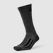 Eddie Bauer Guide Pro Merino Light Hiker Crew Socks - Black - Size S