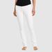 Eddie Bauer Women's Voyager High-Rise Jeans - Slim Straight - White - Size 12