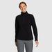 Eddie Bauer Women's Quest Fleece Sweater 1/4-Zip- Black - Size XL