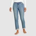 Eddie Bauer Women's Boyfriend Jeans - Slim Leg - Washed Indigo - Size 2