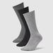 Eddie Bauer Men's Solid Crew Socks - 3 Pack - Gray - Size ONE SIZE