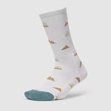 Eddie Bauer Women's Trail COOLMAX Crew Socks - Pattern - Clay - Size ONE SIZE