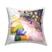 Stupell Bold Abstract Botanical Pattern Shapes Printed Throw Pillow by Verbrugge Watercolor