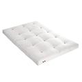 Matelas futon coeur latex ferme 13cm ecru 140x200