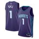 "Charlotte Hornets Jordan Statement Edition Swingman Jersey - Violet - LaMelo Ball - Unisexe - Homme Taille: S"