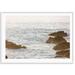 Carly Tabak Prints Sea Ranch Bluffs by Carly Tabak - Picture Frame Photograph Paper, Solid Wood in Blue/Brown/White | 18 H x 25 W x 2 D in | Wayfair