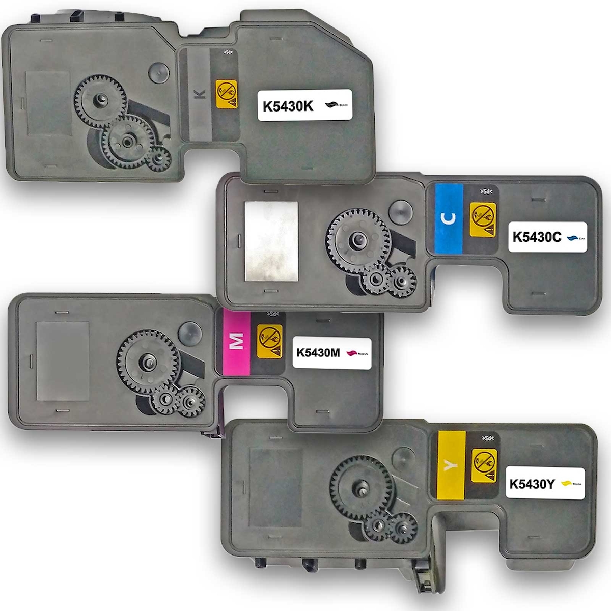 Kompatibel Kyocera TK-5430K, TK-5430C, TK-5430M, TK-5430Y Sparset 4 Toner alle Farben von Gigao Image