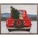 The Holiday Aisle® Christmas in the Heartland by James Wiens - Picture Frame Textual Art on Wood in Brown/Green/Red | 20 H x 16 W x 1.5 D in | Wayfair