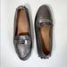 Coach Shoes | Coach Nola Metallic Slip On Loafer Sz 5 | Color: Gray/Silver | Size: 5