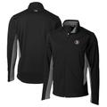 Men's Cutter & Buck Black Florida State Seminoles Navigate Softshell Big Tall Full-Zip Jacket