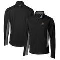 Men's Cutter & Buck Black Oregon State Beavers Navigate Softshell Big Tall Full-Zip Jacket