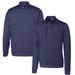 Men's Cutter & Buck Navy Auburn Tigers Vault Big Tall Stealth Quarter-Zip Pullover Top