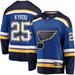 Men's Fanatics Branded Jordan Kyrou Blue St. Louis Blues Home Team Breakaway Player Jersey