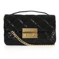 Michael Kors Bags | Michael Kors Black Crossbody Sloan Small Patent Embossed Quilted Messenger | Color: Black | Size: Os