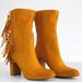 Free People Shoes | Free People X Vero Cuoio Boots | Color: Yellow | Size: 7