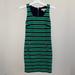 Michael Kors Dresses | Michael Kors Xs Striped Navy & Green Mini Dress | Color: Blue/Green | Size: Xs