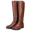 Stiefel REMONTE, Damen, Gr. 36, Normalschaft, braun, Leder, klassisch, Schuhe, Blockabsatz, Businesschuh, Langschaftstiefel Innenreißverschluss