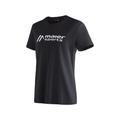 Funktionsshirt MAIER SPORTS "MS Tee M" Gr. 48, schwarz Herren Shirts Sport