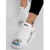 Sneaker DOGO "Ace Sneakers The Wise Owl Damen Sneaker / Female", Damen, Gr. 37, Normalschaft, weiß, Lederimitat, casual, Schuhe, Vegan