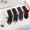 Chaussettes en coton colorées pour hommes chaussette habillée pour hommes chaussettes à pois art