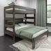 Max and Lily Farmhouse Twin over Queen L Shaped Bunk Bed