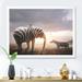 Ebern Designs Surreal African Elephant Wearing - Modern Canvas Wall Decor Metal in Black/Gray/White | 40 H x 30 W x 1.5 D in | Wayfair